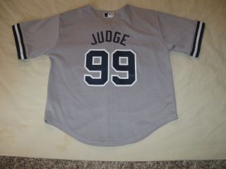 Aaron Judge York Yankees Jersey Youth Medium 5/6 Boys Kids Nyy Mlb Baseball