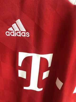 Men’s Adidas T Mobile FC Bayern Munchen Soccer Football Jersey Red Size XL 2