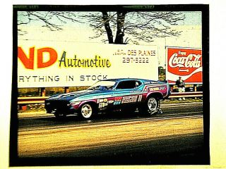Nhra Mustang F/c " Ohio George Montgomery " Gasser " 2.  00 " Slide