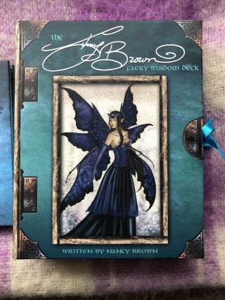 Amy Brown Faery Wisdom Cards Deck & Book Fairy Divination Box Set Oracle Tarot