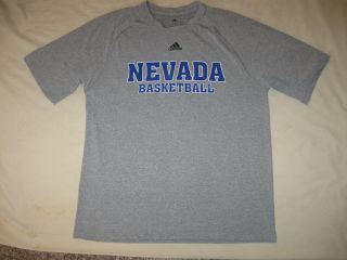 Nevada Wolf Pack Basketball Adidas T Shirt Men 
