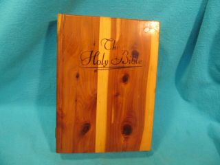 Cedar Wood The Holy Bible Box From Cool Springs Park West Virginia