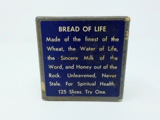 Vintage Bread Of Life Bible Verses