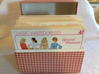 Vintage 1970’s Boxed Set - Creative Patterns With Instruction Books - Sewing