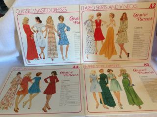 Vintage 1970’s Boxed Set - Creative Patterns with Instruction Books - Sewing 2