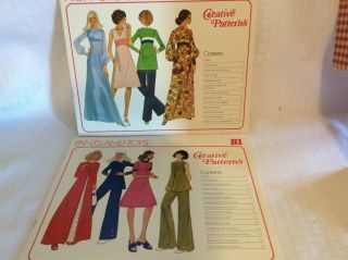 Vintage 1970’s Boxed Set - Creative Patterns with Instruction Books - Sewing 3