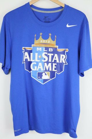 2012 Mlb All Star Game Kansas City National League Nike Dri Fit Shirt Size Large