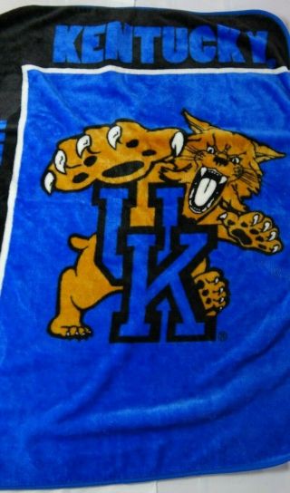 University Of Kentucky Wildcats Uk Ncaa Throw Blanket