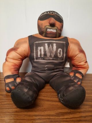 Hollywood Hulk Hogan Wcw Bashin Brawlers 21 " 1998 Plush Doll Nwo (doesn 