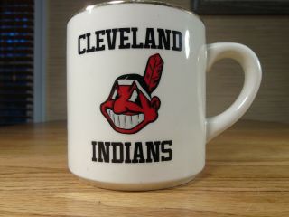 Vintage 16 Oz.  Cleveland Indians Chief Wahoo Mug Major League Baseball
