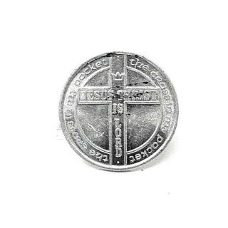 Rare Jesus Christ Is Lord Carry The Cross In My Pocket Aluminum Token Scarce Wow