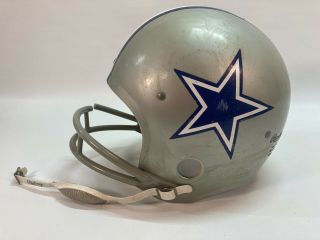 Vintage Dallas Cowboys Rawlings Football Helmet Medium Hnfl 2 Bar