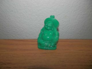 Vintage Mini 2 " Green Jade Buddha Figure