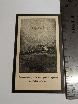 Vintage Prayer Holy Card Eleonore Lord Obituary 1920 