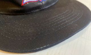 VINTAGE YORK YANKEES STADIUM 75th ANNIVersary SNAPBACK Black Hat CAP 23 1998 3