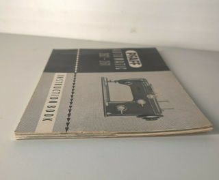 Vintage PFAFF AUTOMATIC 262 - 261 INSTRUCTION BOOK,  VGC 2