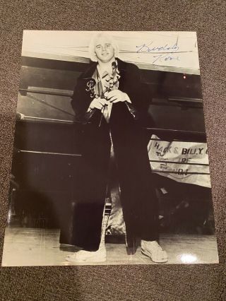 Autographed Playboy Buddy Rose Portland Wrestling Photo