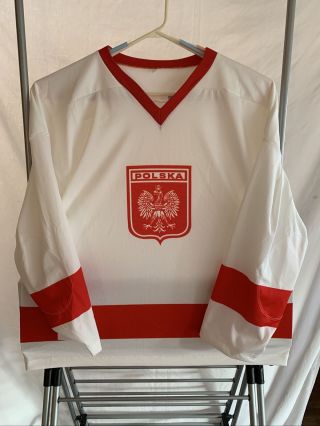 Poland Hockey Jersey Size 52