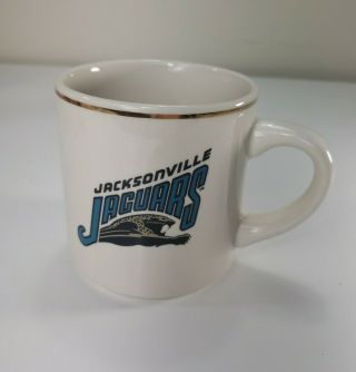 Vtg 1995 Jacksonville Jaguars Football Coffee Mug Cup Old Banned Logo