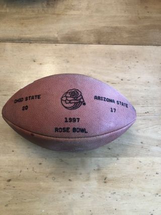 Wilson Football 1001 83rd Rose Bowl Game January 1 1997 Ohio State/arizona State