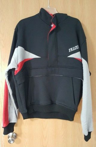 Vintage 90 ' s NFL Atlanta Falcons THE GAME Pullover 1/2 zip Jacket Size XXL 2