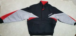 Vintage 90 ' s NFL Atlanta Falcons THE GAME Pullover 1/2 zip Jacket Size XXL 3