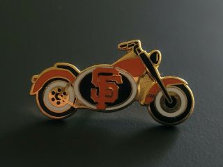 Sf San Francisco Giants 1998 Harley Davidson Motorcycle Pin
