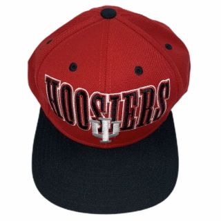 Adidas Originals Trefoil Logo Indiana University Hoosiers Snapback Hat Iu Cap