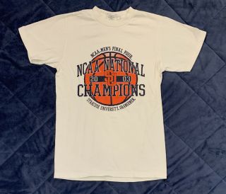 Syracuse Orangemen 2003 Ncaa Mens Basketball Champions S Shirt Final Four March