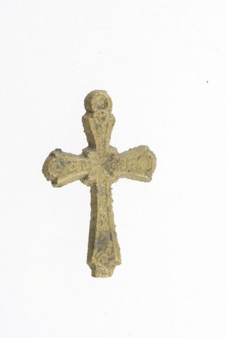 17th - 18th Century Bronze Cross Christianity Religious