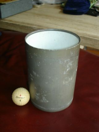 Vintage Official Game Metal Golf Hole Tin / Cup For Putting Green
