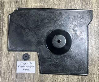 Singer Featherweight 221 Base Plate Oil Drip Pan W/ Nut