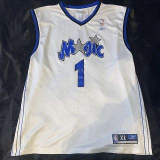 Reebok Tracy Mcgrady Orlando Magic Jersey Size Men’s Xl Gray Nba Basketball