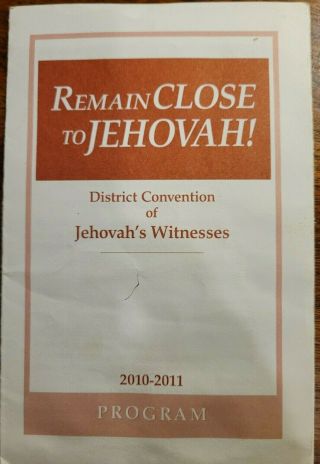 2010 District Convention Of Jehovah 