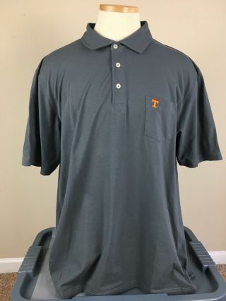 Peter Millar Seaside Wash Tennessee Volunteers Golf Polo Shirt Men’s Size Xl