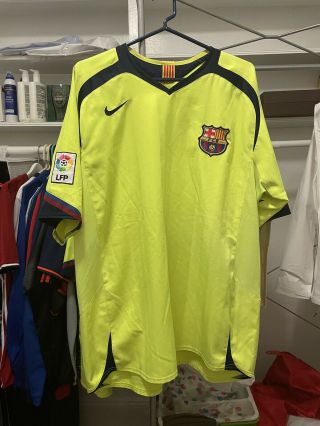 Nike Fc Barcelona Away Jersey 05/06 Size Xl