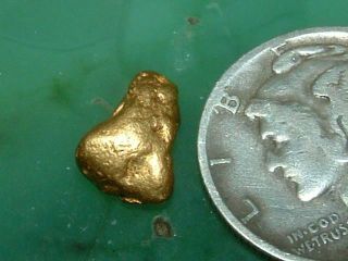 California Gold Nugget 1.  31 Gram Natural Gold