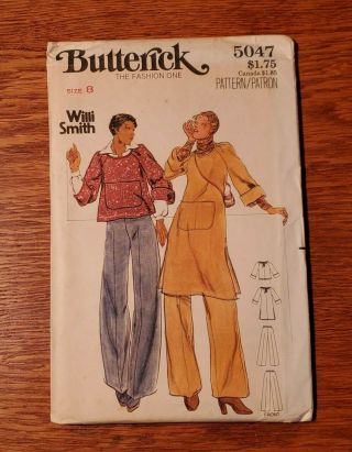 Butterick Willi Smith Vintage 5407 Misses 