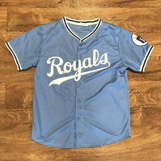 Kansas City Kc Royals Mlb Baseball Jersey Size M Light Blue Match Up Promotions