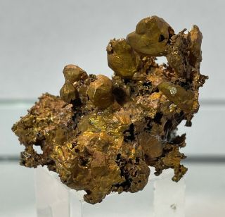 WELL - FORMED NATIVE COPPER CRYSTALS: KEWEENAW PENINSULA,  MICHIGAN - CLASSIC 3
