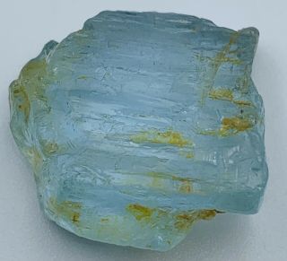 38.  20 Ctsfacet Rough Cutting Quality Aquamarine From Nigeria Good Color,  Clearty