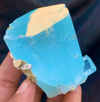 1480.  0 Natural Precious Natural Aquamarine Crystal From Shigar Pakistan