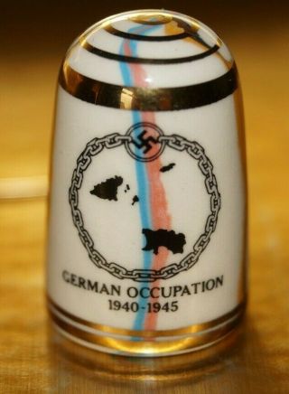 Bouchet Thimble - German Occupation 1940 - 1945