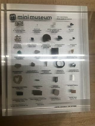 Mini Museum 2 Limited 2nd Edition - Large 26 Rare Specimens Hans Fex Kickstarter 4