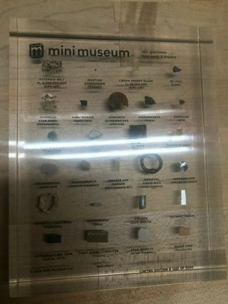 Mini Museum 2 Limited 2nd Edition - Large 26 Rare Specimens Hans Fex Kickstarter 6