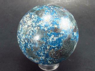 Rare Azurite Sphere Ball From Peru - 105 Grams - 1.  7 "