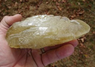 Exemplary,  Pristine,  Glassy Luster,  Bright Yellow Calcite Crystal,  Sweetwater Mine