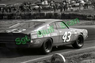 1969 Nascar Racing Photo Negative Richard Petty Ford Riverside,  Ca.