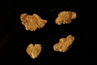RARE LOCALE Native Gold Nugget Group HAMPSHIRE 6