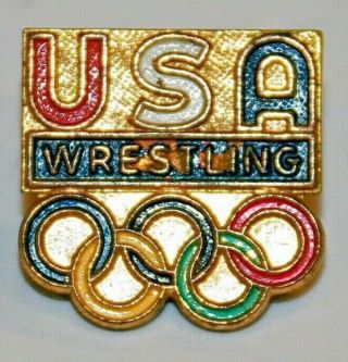 1972 Wrestling Team Usa Olympic Pin Munich West Germany Summer Olympic Badge Pin